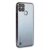 Mey İthalat®  Realme C25Y Kılıf  Lensli Silikon - Siyah