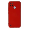Mey İthalat®  Realme C25Y Kılıf Nano içi Kadife Silikon - Kırmızı