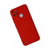Mey İthalat®  Realme C25Y Kılıf Nano içi Kadife Silikon - Kırmızı