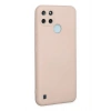Mey İthalat®  Realme C25Y Kılıf Nano içi Kadife Silikon - Pudra