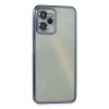 Mey İthalat®  Realme C35 Kılıf  Lensli Silikon - Açık Mavi