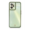 Mey İthalat® Realme C35 Kılıf Liva Lens Silikon - Yeşil