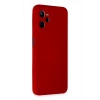 Mey İthalat®  Realme C35 Kılıf Nano içi Kadife Silikon - Kırmızı