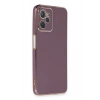 Mey İthalat®  Realme C35 Kılıf Volet Silikon - Mor