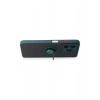 Mey İthalat®  Realme C53 Kılıf Montreal Yüzüklü Silikon Kapak - Yeşil