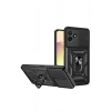 Mey İthalat®  Realme C53 Kılıf Pars Lens Yüzüklü Silikon - Siyah