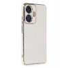 Mey İthalat®  Realme C55 Kılıf Volet Silikon - Beyaz