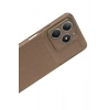 Mey İthalat®  Realme C61 Kılıf Auto Focus Karbon Kapak - Kahverengi