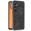 Mey İthalat®  Realme C65 Kılıf Aras Deri Kapak - Siyah
