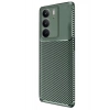 Mey İthalat®  Realme C75 4G Auto Focus Karbon Kapak - Koyu Yeşil