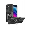 Mey İthalat®  Realme C75 4G Kılıf Pars Lens Yüzüklü Silikon - Siyah