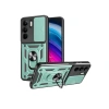 Mey İthalat®  Realme C75 4G Kılıf Pars Lens Yüzüklü Silikon - Yeşil