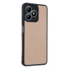 Mey İthalat®  Realme Note 50 4G Kılıf Aras Deri Kapak - Pudra