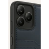 Mey İthalat® Realme Note 50 4G Kılıf Sara Kartvizitli Deri Kılıf - Lacivert