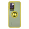 Mey İthalat®   Redmi 10 2022 Kılıf Montreal Yüzüklü Silikon Kapak - Sarı