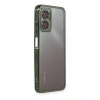 Mey İthalat®   Redmi 10 5G Kılıf  Lensli Silikon - Yeşil