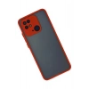 Mey İthalat®   Redmi 10C Kılıf Montreal Silikon Kapak - Kırmızı