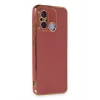 Mey İthalat®   Redmi 12C Kılıf Volet Silikon - Kırmızı