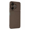 Mey İthalat®   Redmi 13 4G Kılıf Auto Focus Karbon Kapak - Kahverengi