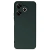 Mey İthalat®   Redmi 13 4G Kılıf First Silikon - Koyu Yeşil