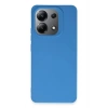 Mey İthalat®   Redmi 13 4G Kılıf First Silikon - Mavi