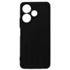 Mey İthalat®   Redmi 13 4G Kılıf First Silikon - Siyah