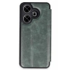 Mey İthalat® Redmi 13 4G Kılıf Flip Cover - Koyu Yeşil