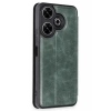 Mey İthalat® Redmi 13 4G Kılıf Flip Cover - Koyu Yeşil