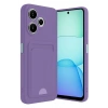 Mey İthalat®   Redmi 13 4G Kılıf Kelvin Kartvizitli Silikon - Lila