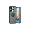 Mey İthalat®   Redmi 13 4G Kılıf Montreal Yüzüklü Silikon Kapak - Yeşil