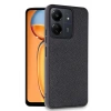 Mey İthalat®   Redmi 13C Kılıf Aras Deri Kapak - Siyah