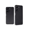 Mey İthalat® Redmi 13C Kılıf Petek Silikon Kapak - Siyah