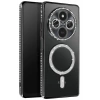 Mey İthalat®   Redmi 14C Joke Simli Magneticsafe Kılıf - Siyah