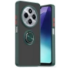 Mey İthalat®   Redmi 14C Kılıf Montreal Yüzüklü Silikon Kapak - Yeşil