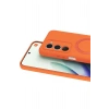 Mey İthalat®   Redmi 15 4G Regal Magsafe Standlı Kapak - Turuncu
