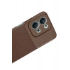 Mey İthalat®   Redmi 15C 5G Auto Focus Karbon Kapak - Kahverengi