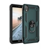 Mey İthalat® Redmi 7A Kılıf Sofya Yüzüklü Silikon Kapak - Yeşil