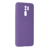 Mey İthalat®   Redmi 9 Kılıf Nano içi Kadife Silikon - Mor