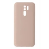 Mey İthalat®   Redmi 9 Kılıf Nano içi Kadife Silikon - Pudra