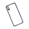 Mey İthalat®   Redmi 9A Kılıf Miami Şeffaf Silikon - Gri