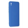 Mey İthalat®   Redmi 9A Kılıf Nano içi Kadife Silikon - Mavi
