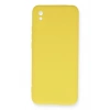 Mey İthalat®   Redmi 9A Kılıf Nano içi Kadife Silikon - Sarı