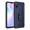 Mey İthalat® Redmi 9A Kılıf Sofya Yüzüklü Silikon Kapak - Lacivert