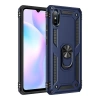 Mey İthalat® Redmi 9A Kılıf Sofya Yüzüklü Silikon Kapak - Lacivert