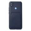 Mey İthalat®   Redmi 9C Kılıf Kelvin Kartvizitli Silikon - Lacivert