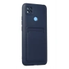 Mey İthalat®   Redmi 9C Kılıf Kelvin Kartvizitli Silikon - Lacivert