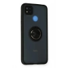 Mey İthalat®   Redmi 9C Kılıf Montreal Yüzüklü Silikon Kapak - Siyah