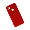 Mey İthalat®   Redmi 9C Kılıf Nano içi Kadife Silikon - Kırmızı