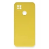 Mey İthalat®   Redmi 9C Kılıf Nano içi Kadife Silikon - Sarı