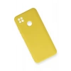 Mey İthalat®   Redmi 9C Kılıf Nano içi Kadife Silikon - Sarı